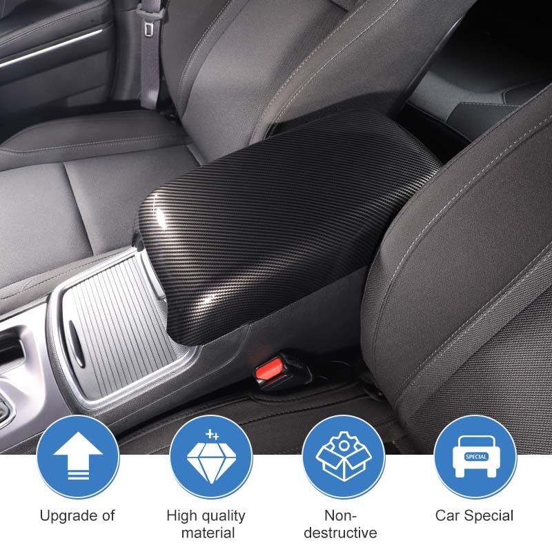 ABS Armrest Box Decorative Panel Decoration Cover Sticker For Dodge Charger 2011 Up For Chrysler 300C 2011 Up Car Interior Accessories