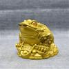 Small Size Money Frog Statue Resin Fortune Money Toad Ideal Lucky Money Toad  Home