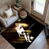Soccer Player Action Carpet Suitable for Game Room Bedrooms Balcony Playrooms Antislip Carpet Decorate Offices Wedding Party Gift