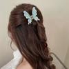 Double-Layered Butterfly Crab Barrette For Women Crab Hair Pins Accessories Anniversary Gift Ladies New Year’s Day Crab Clip
