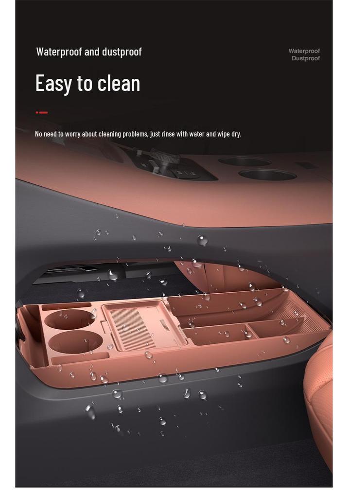 Geely 25 Galaxy L6 Center Console Armrest and Storage Box for Car Interior Modification