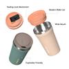 Stainless Steel Insulated Travel Mug With Flip Lid Straw 360ml 480ml Vacuum Thermos Office Car Home