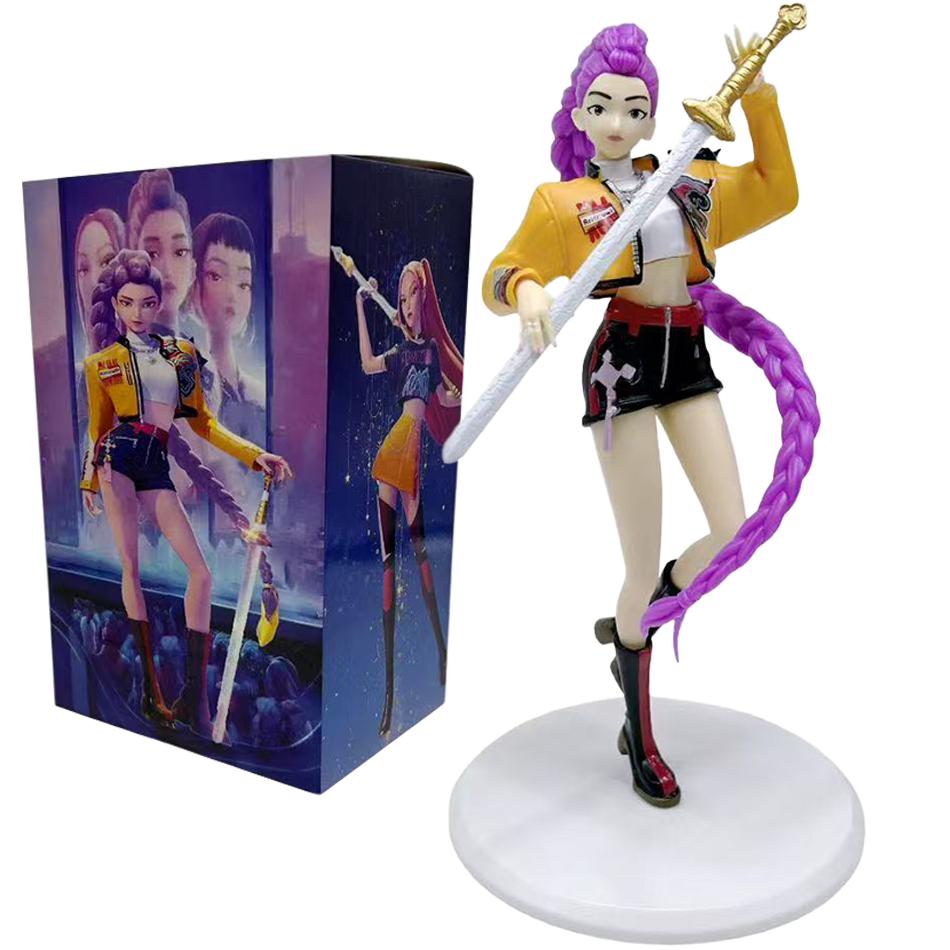 New    Anime KPop Devil Hunter Doll Toy Rumi Mira Zoi Character PVC Model Ornament Toy Fans Birthday Gift