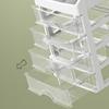 Desktop Storage Box Storage Drawer Hair Decoration Multi-Layer Storage Cabinet Cosmetics Jewelry Box Stationery Multi-Functional