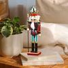 Nutcrackers Figures Wooden Ornaments Christmas Nutcracker Soldier Festive Puppet Home Decor Party Supplies For Shelf Window