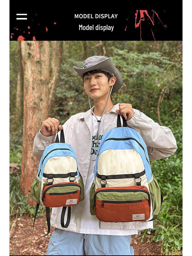 New Mountain Series Color Block Lightweight Sports Backpack - Breathable, Foldable & Ideal for Travel and Mountaineering