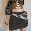 Western PU Belt for Women with Embossing Pattern Wide Cowgirls Belt for Jeans Pants Girl 2000s Belt Decorative Waistband