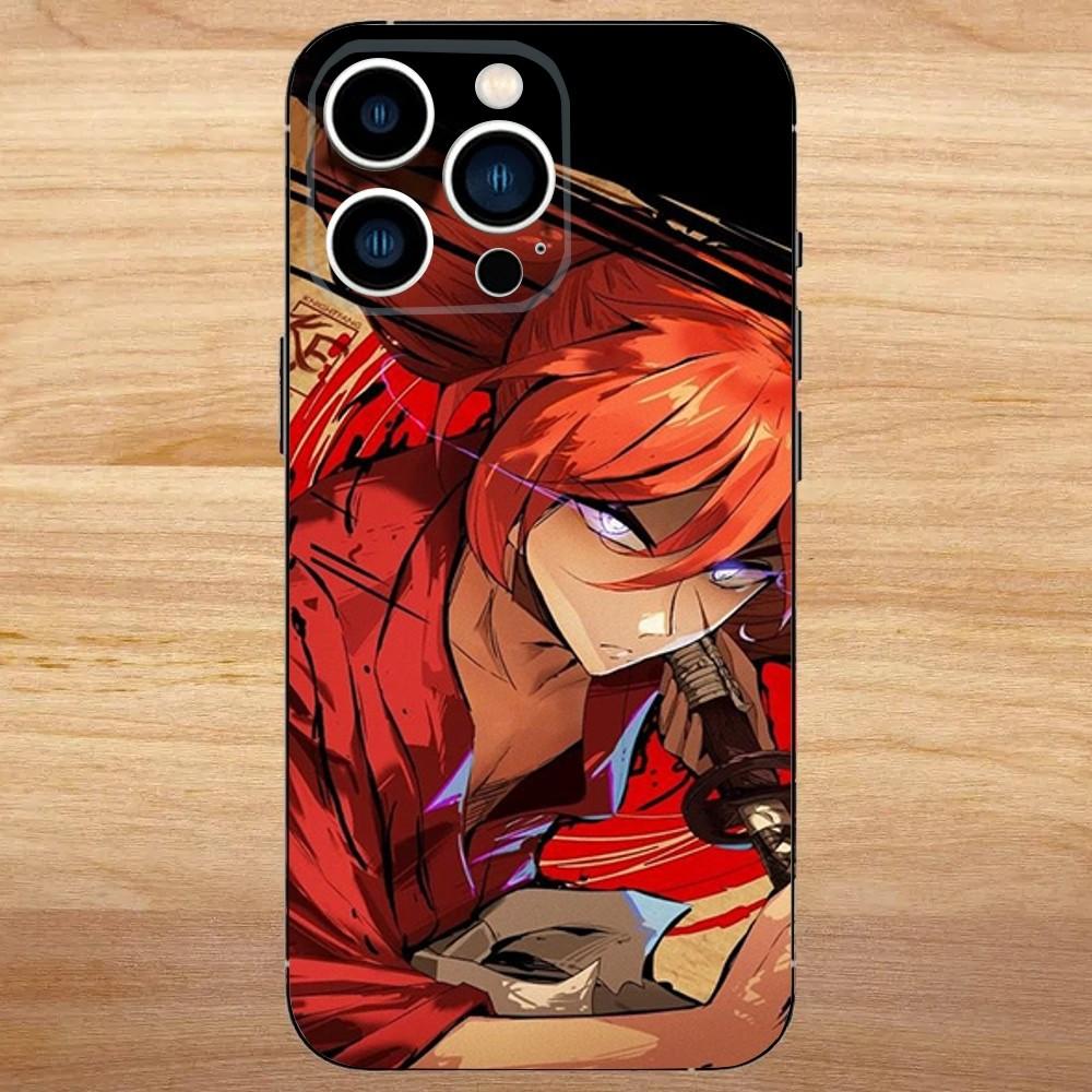 

R-Rurouni Kenshin Phone Case For iPhone 16,15,14,13,12,11,Mini,Pro,SE,MAX White Matte Shockproof Cover iPhone16se4