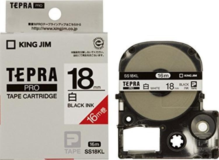 

King Jim PRO Tape White Label SS18KL 00020219 of Cartridge, [Set 3] білий