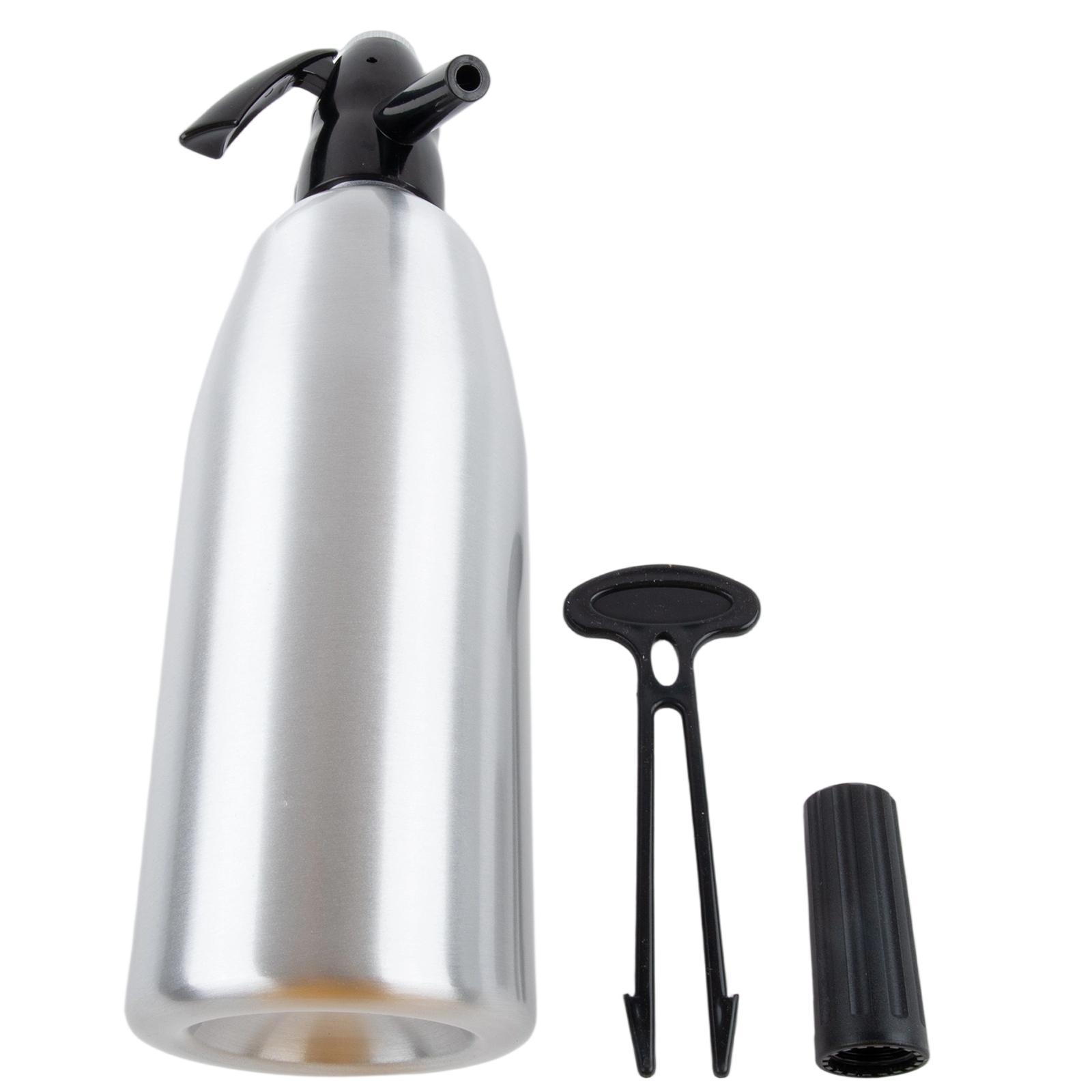 

Beverage Maker 33*9.5*9.5cm Carbonated Water Maker Attractive Kitchen Addition Ergonomic Design Home Entertaining срібний