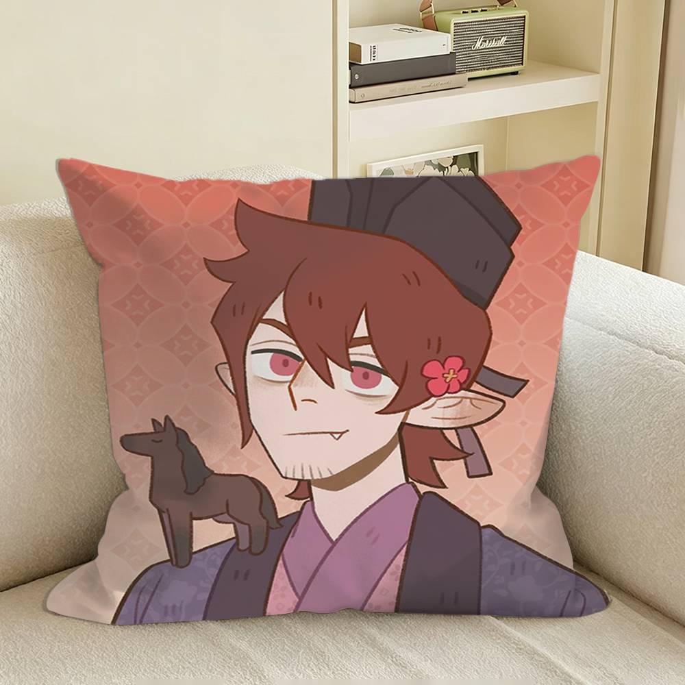 Manga All SSaints SStreet Square Sofa Pillow Cover Solid Color Living Room Home Decor Cushion Case