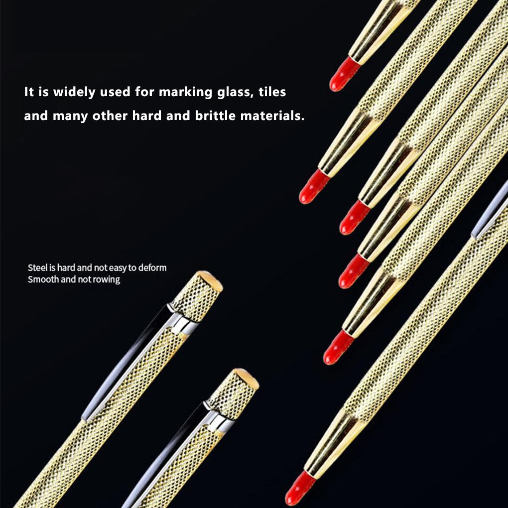 Glass Ceramic Marker Metal Alloy Marking Pen Portable Tile Lining Engraving Pen For Glass Ceramic Metal Wood Engraving Hand Tool