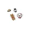 Wunschschmuck, niedliches Cartoon-Hundebrosche-Kombinationsset, Acrylplatten-Q-Version-Abzeichen-Kragenstift