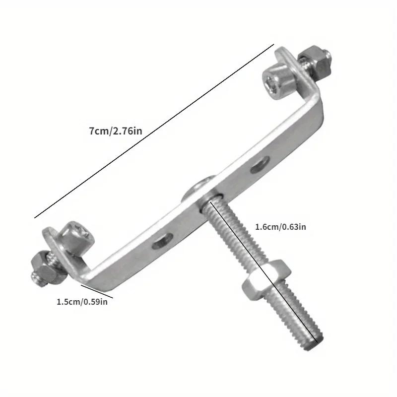 1/6Pcs Bicycle Rear Shelf Convert Rear Pannier Racks Connector Seatpost Adapter for Bike Rack Mount Conversion