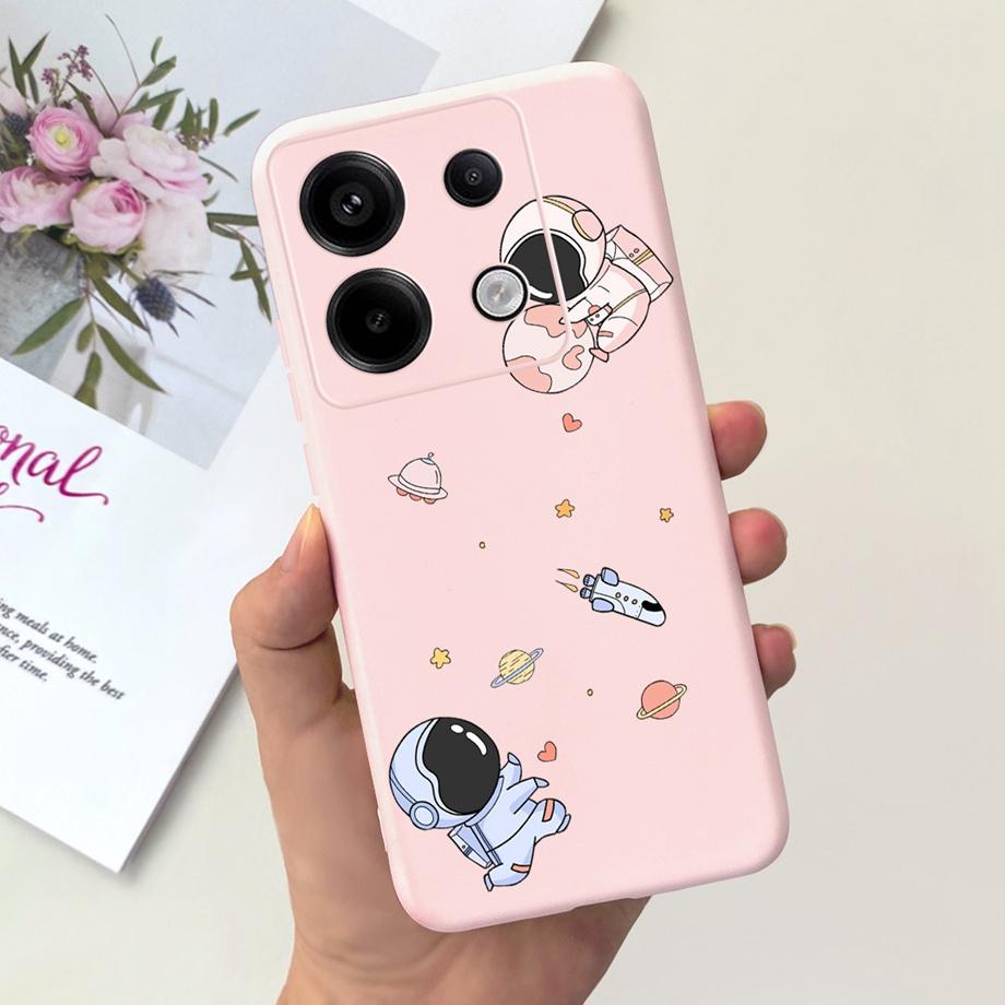 For Xiaomi Redmi Note 13 Pro 5G Phone Case Cow Print Checkered Pattern Soft Liquid Silicone Funda For Redmi Note 13 4G Pro+ Plus