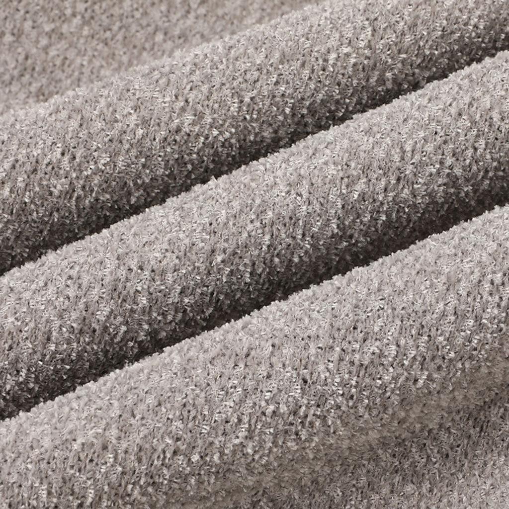 Chaqueta Cárdigan Suéter de Color Sólido para Hombre Suéter de Chenilla Grueso con Capucha Popular para Hombre