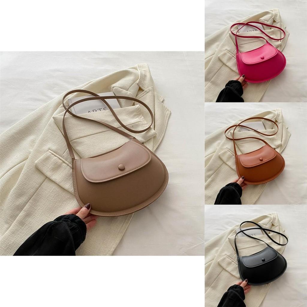 Stylish Summer New Casual Fashionable Single Shoulder Saddle Bag For Women In Multiple Colors