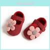 Baby Girl Princess Shoes With Flower Decoration For Spring And Fall Play
