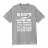 Fathers Day T shirt Mens Funny for father from daughter Funniest fathers Christian Humor tee vintage Washed Soft Stretched