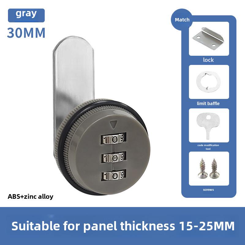 Mechanical Password Lock for Lockers, Drawers, Saunas, Mailboxes, and Cabinets