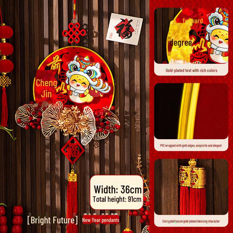 

Подвески с благословением на праздник весны 2025 года Змеи для украшения дома и двери