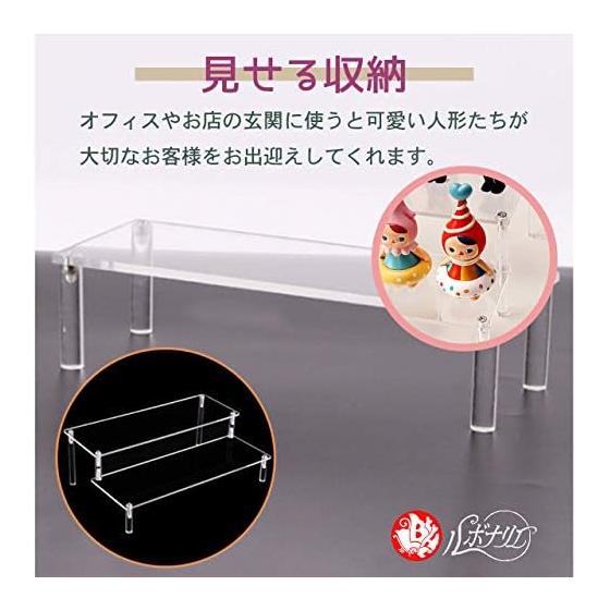 LEBONANIE Acrylic Figure Case Collection Case Clear 1 Tier 20cm