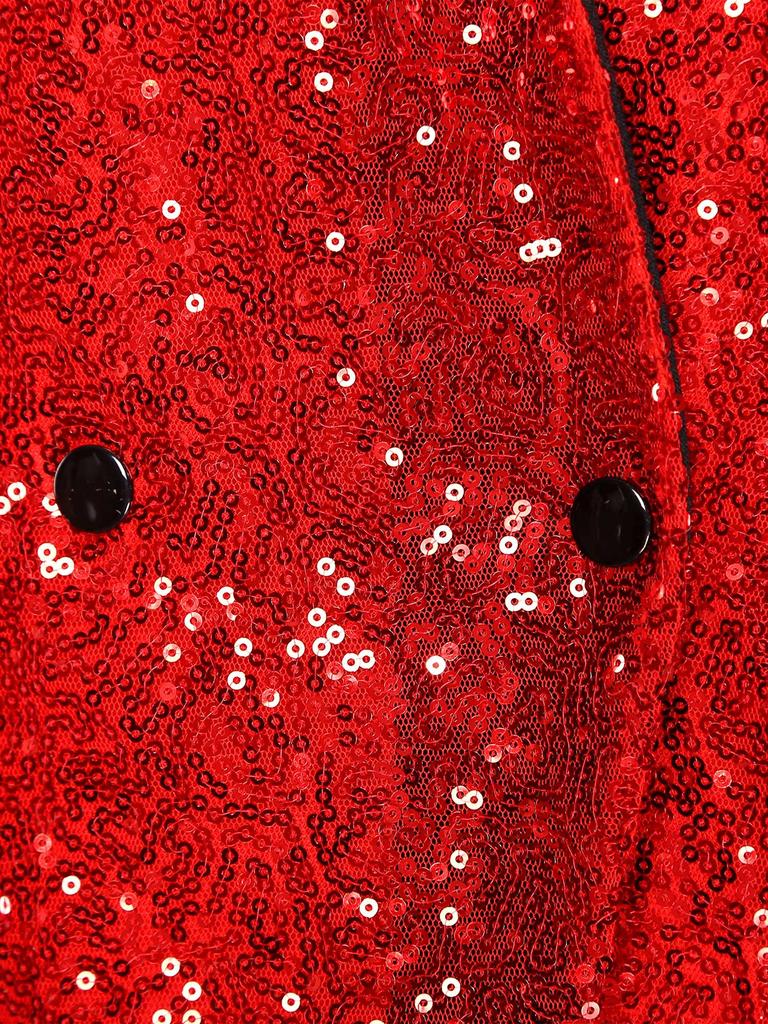 Dámské vesty Výstřih do V Bez rukávů Vesta Třpytivé Flitrované Obleky Vesty Klubové oblečení Rave Hudební Festival Jazzová Taneční Párty Elegantní Topy