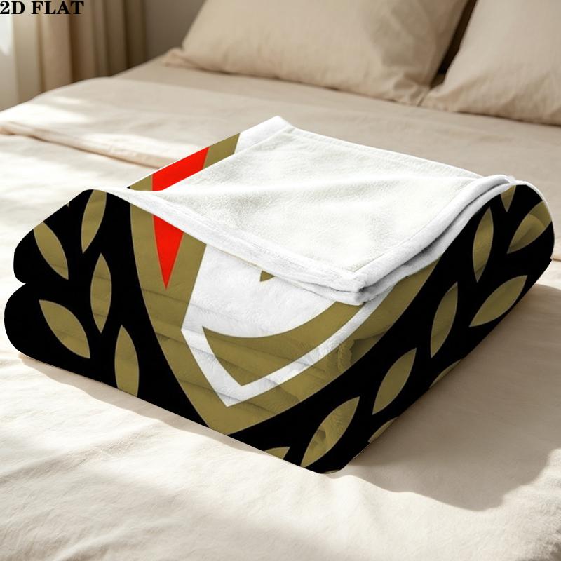 Standard De Lige Print Flannel Blanket, High quality Comfortable for All Seasons, Home Decor, Warmth and Comfort, Perfect for Christmas Gifts