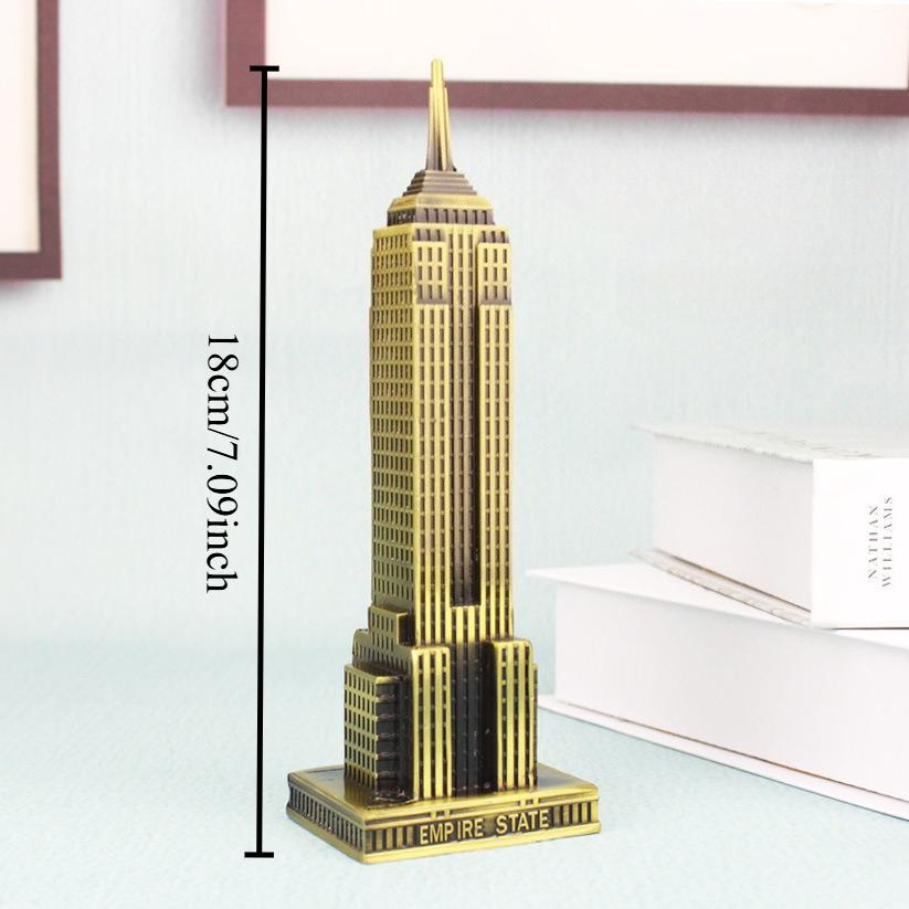 

Metal Architecture Figurine World Famous Landmark Building Souvenir Statue Home Office Desktop Decor Christmas Gift