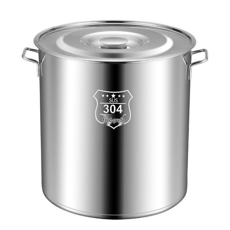 Stainless Steel Sealing Bucket: Insect & Moisture-Proof Rice and Soup Container