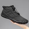 Unisex Winter Boots Men Women Waterproof Snow Cotton Boots Women Sneaker Men Barefoot Warm Fur Anti Slip Trekking Hiking Shoes
