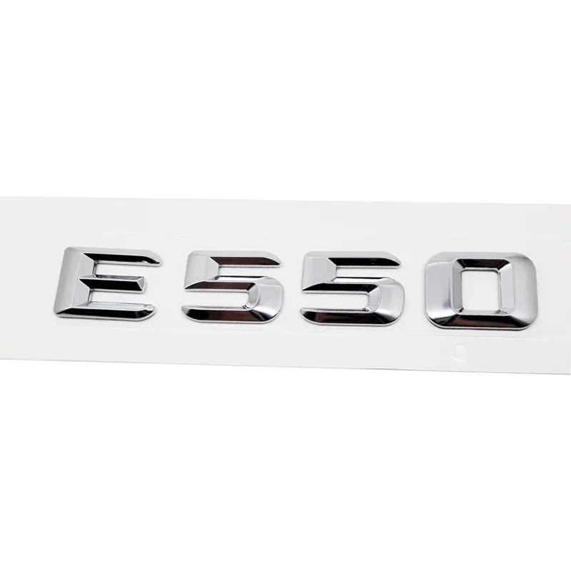 Car Rear Trunk Number Letter Sticker Tail Box Emblem Badge for Mercedes Benz E Class E300 E320 E350 E400 E420 E430 E500 E550 ooo1