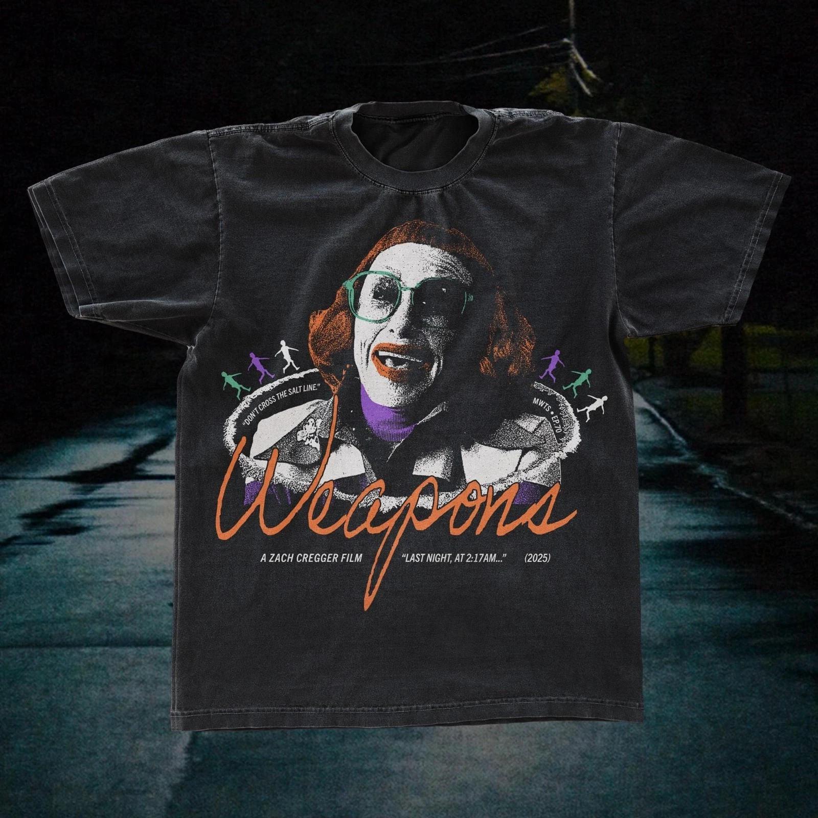

Weapons (2025) Movie T-Shirt – Zach Cregger Horror Film Tee, Cult Cinema Graphic 2XL