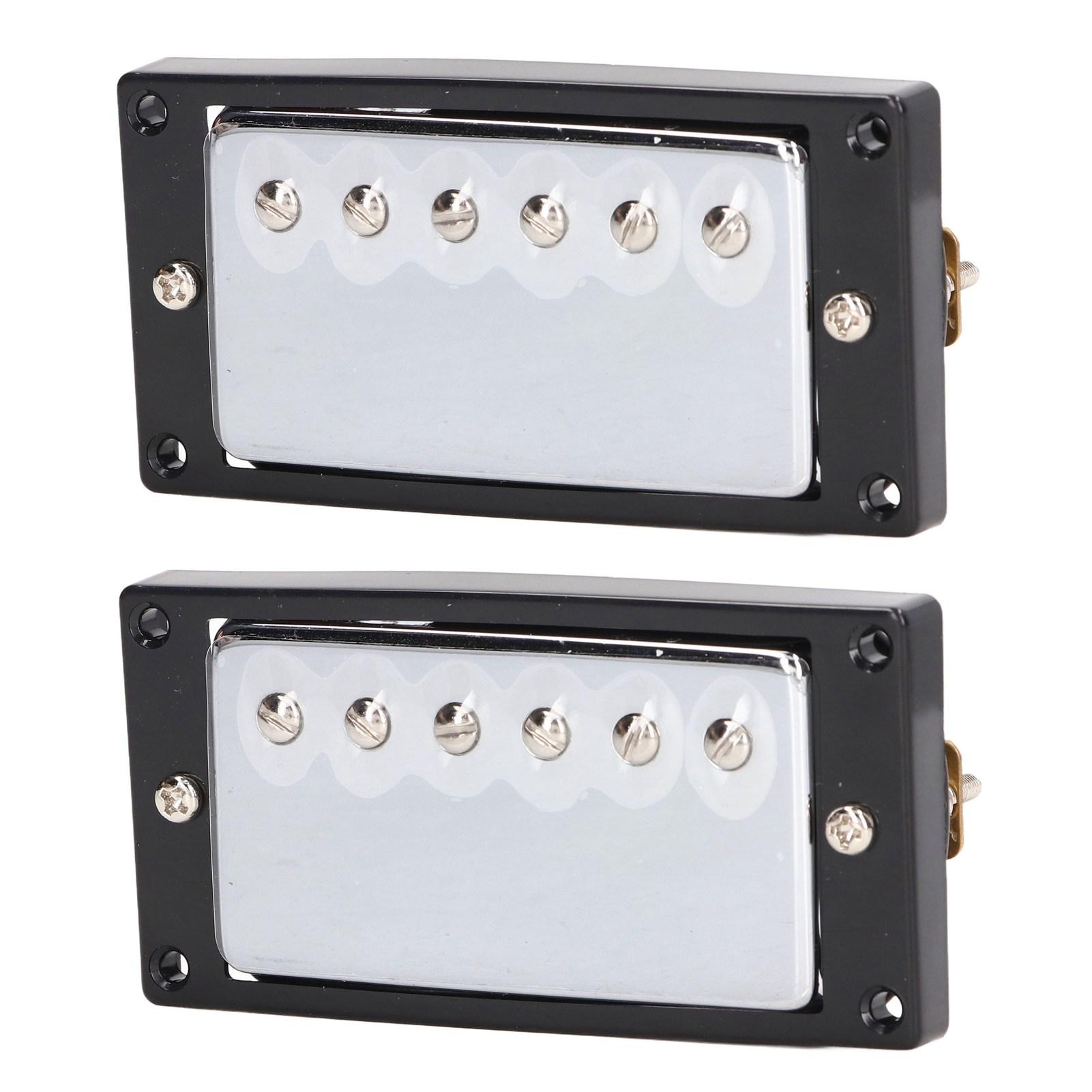 

Металлический звукосниматель с двойной катушкой для грифа и бриджа для электрогитары в стиле LP, запасная часть