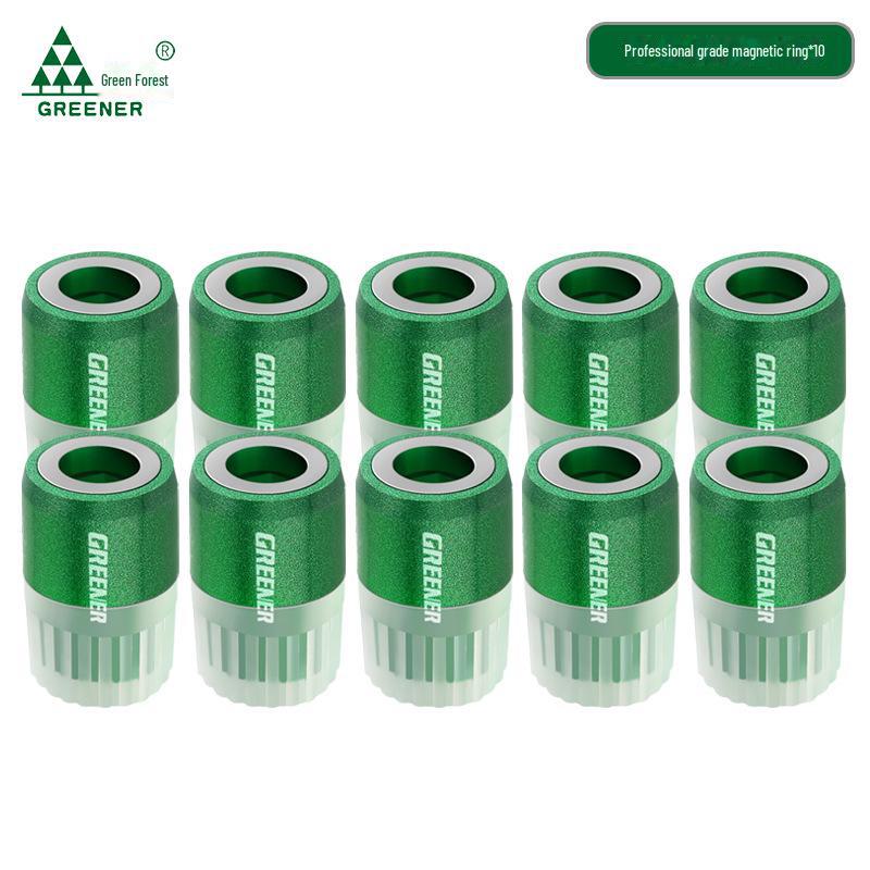 Green Forest High-Strength Double Cross Magnetic Drill & Screwdriver Anti-Slip Bit Set