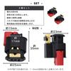 Calm Wish Ignition Coil Coupler Fiat Alfa Romeo FIAT ALFA ROMEO Abarth Twin Air Universal 2-Piece Set