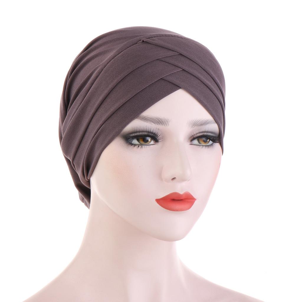 JTVOVO RUNMEIFA 2024 New Modal Full Wrapped Forehead Cross Inner Headscarf Balaclava Elastic Beanie Muslim Women Stylish Hijab