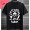Funny The Car Painter Face Graphic Tshirt Pure Cotton Short Sleeve Casual Tee Perfect for Outdoor Activities  Casual Attire