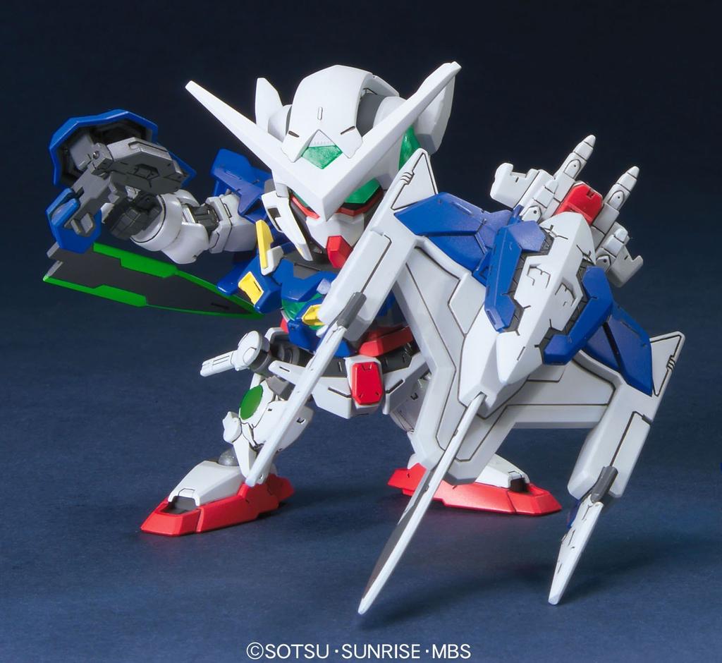 SD Gundam BB Senshi Mobile Suit Gundam 00 Gundam Exia Repair II Plastic Model (BB Senshi) Pre-colored
