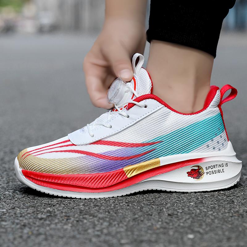 Fashion New Kids Basketball Shoes Boys Street Basketball Boots Men Waterproof Luxury Comfortable Gym Cushion Breathable Sports Sneakers