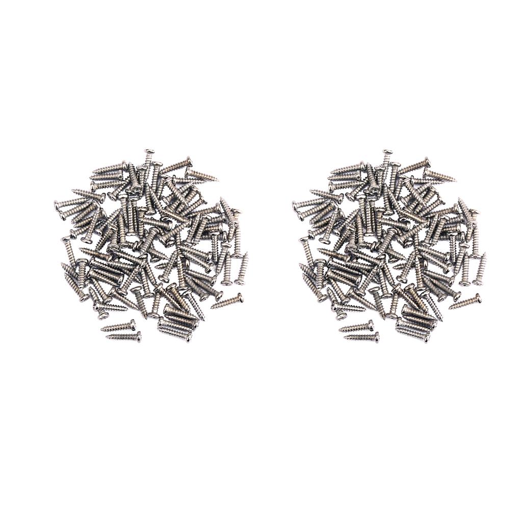 200Pieces Tuning Peg Mounting Screws for Guitar