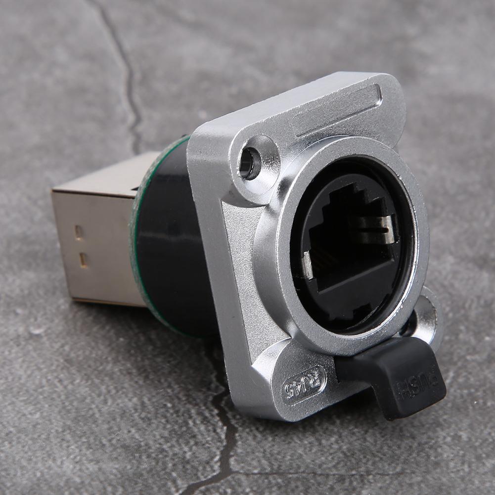 RJ45 rechtwinkliger Stecker wasserdicht rundes Isolatormaterial YTRJ45 Luftfahrtstecker