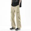 American trendy brand outdoor tooling paratrooper pants thin men's summer new loose casual straight ice silk trousers