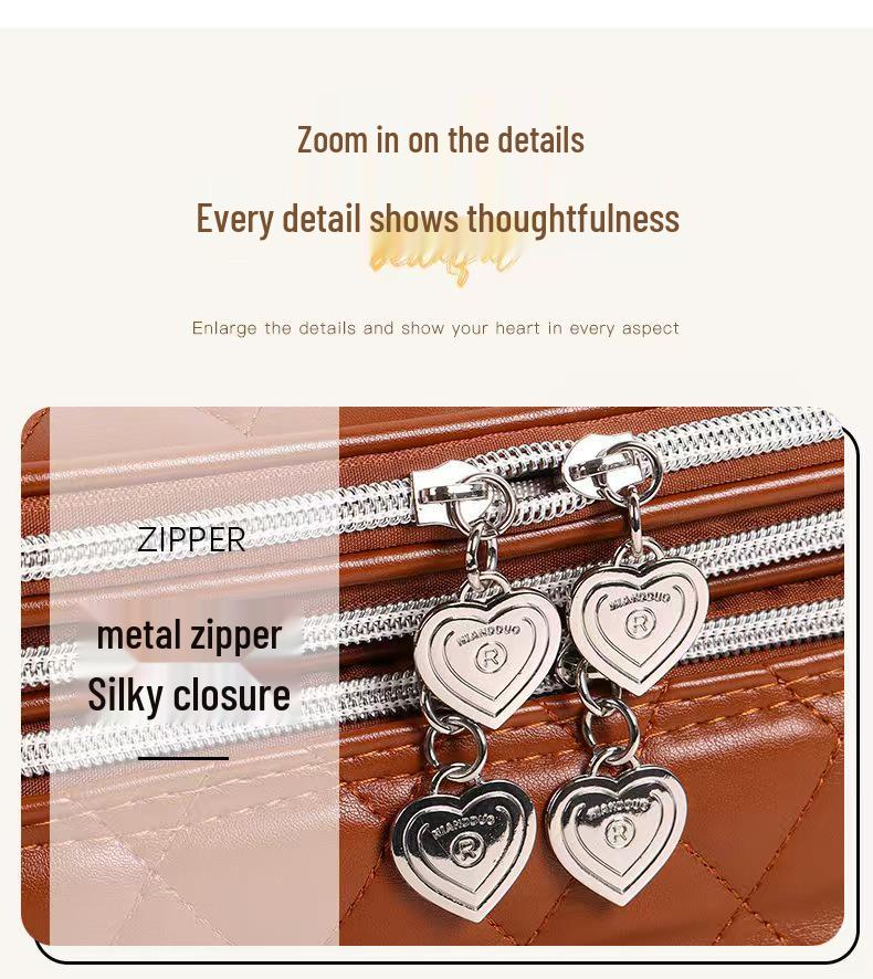 2025 High-Capacity LED Makeup Case: Portable Travel Bag with Mirror & Light