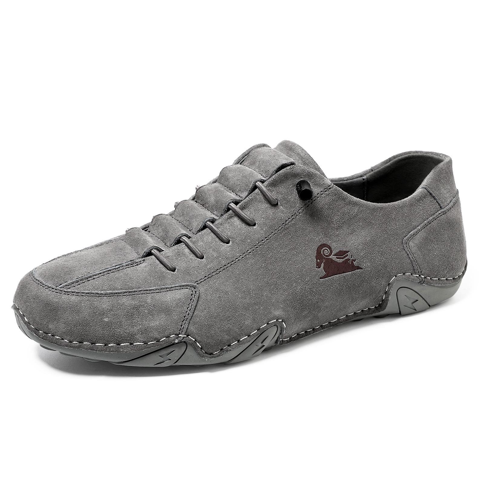 Men s Genuine Leather Low-top Casual Martin Boots 46