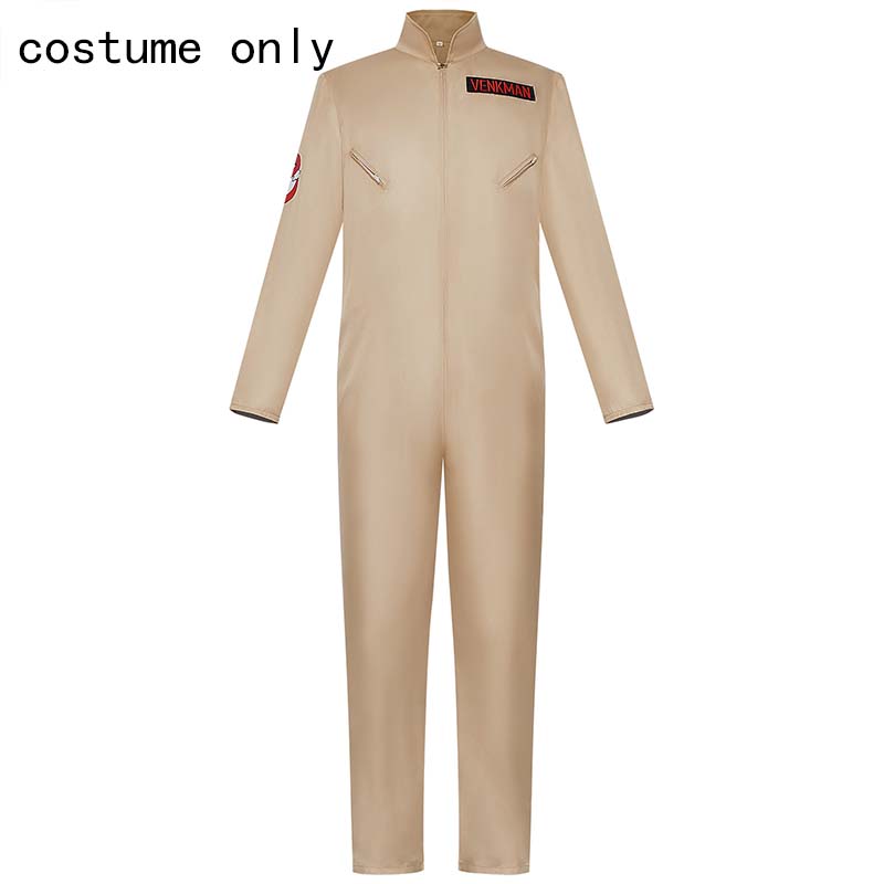 

Ghost Buster Cosplay Costume For Adult Classic Venkman Gary Grooberson Ghost Hunt Jumpsuit Halloween Carnival Suit(130cm-xxxl) Adult S