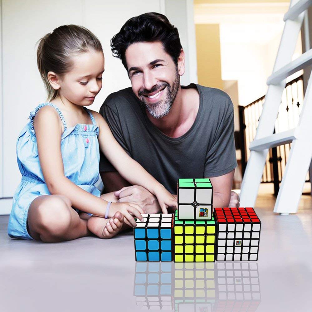 Kouzelná kostka XMD Soutěžní kostka 2x2 3x3 4x4 5x5 Kouzelná Prevence vyskakování Trénink mozku Vzdělávací hračka Kouzelná kostka 4 (Oficiální díly)