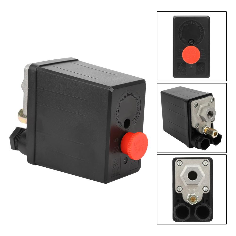 Pressure Valve Switch for Single Hole Air Compressor 0.4 0.7Mpa G1 4  220V