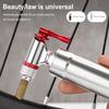 Portable Bike Pump CO2 Air Inflator Schrader & Presta Valve Mini Bicycle Fast Pump Tire Inflation Nozzle Bicycle Accessories