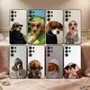 P-Pet Welpen Hund Niedliche Handyhülle Für Samsung S26,S25,S24,S21,S22,S23,S30,Ultra,S20,FE,Lite,10,9,Schwarze Hülle